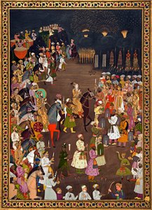 Il corteo nuziale di Dara Shikoh da Unbekannt Unbekannt